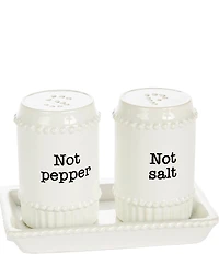 Mud Pie Circa Collection Salt and Pepper Set