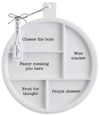 Mud Pie Circa Melamine Charcuterie Board