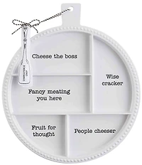 Mud Pie Circa Melamine Charcuterie Board