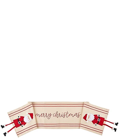 Mud Pie Circa Santa Dangle Leg Runner, 72#double;