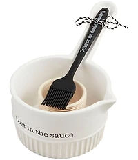 Mud Pie Circa Sauce Pot Brush, Set of 3