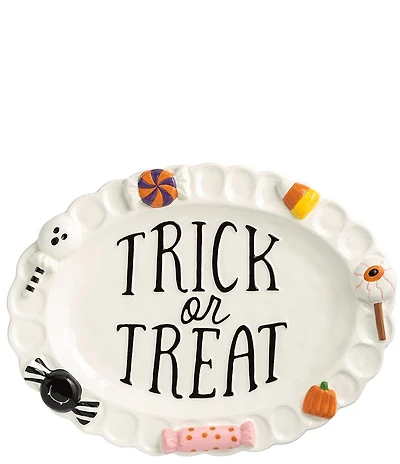 Mud Pie Halloween Candy Icon Trick-or-Treat Platter