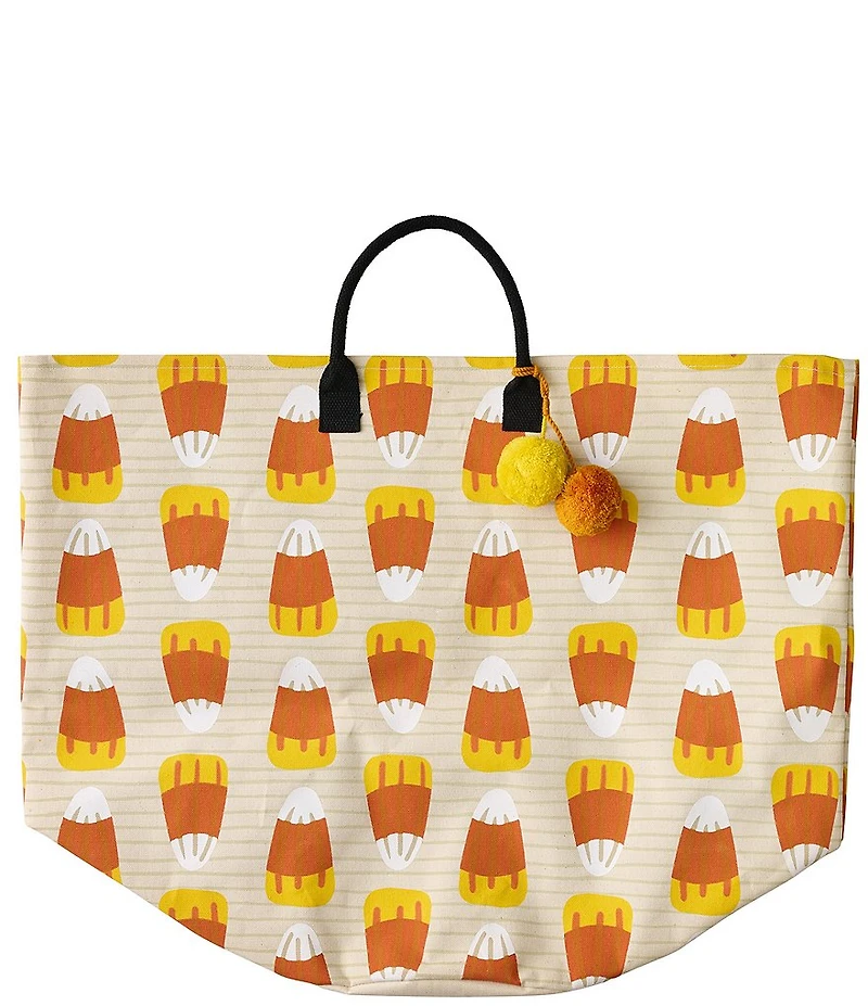 Mud Pie Halloween Collection Candy Corn Tote Bag