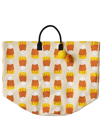 Mud Pie Halloween Collection Candy Corn Tote Bag