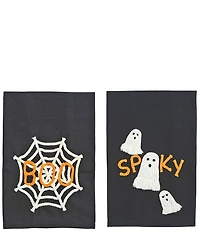 Mud Pie Halloween Glow in the Dark Rope Towel Set