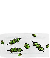 Mud Pie Happy Hour Wine and Cheese Glass Tray