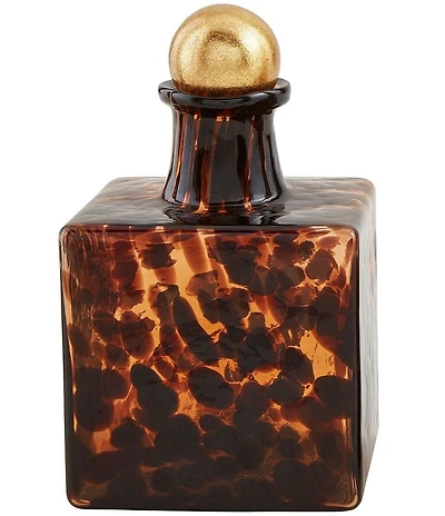 Mud Pie Heritage Home Square Tortoise Decanter