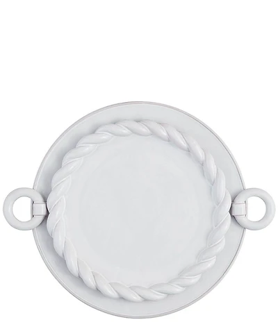 Mud Pie Heritage Home Twisted Round Nested Platter Set