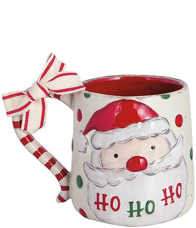 Mud Pie Home For Christmas Collection Santa Farm Novelty Mug