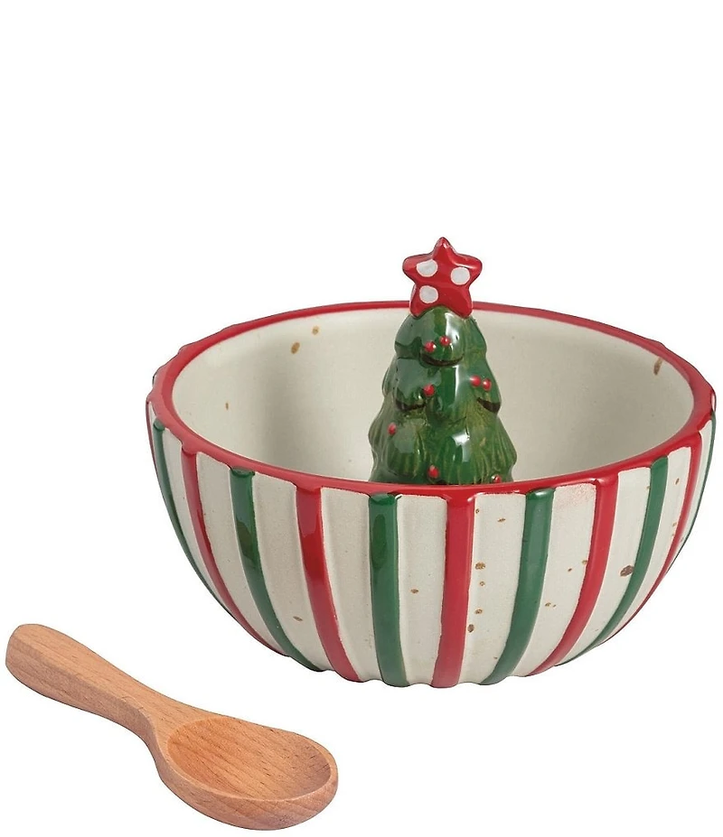 Mud Pie Home For Christmas Collection Tree Farm Candy Dish