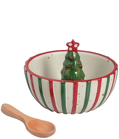 Mud Pie Home For Christmas Collection Tree Farm Candy Dish