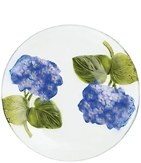 Mud Pie Hydrangea Slump Glass Plate