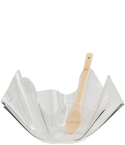 Mud Pie In The Garden Acrylic Ruffle Bowl