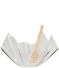 Mud Pie In The Garden Acrylic Ruffle Bowl