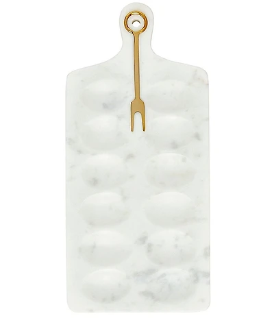 Mud Pie Marble Devil Egg Board Set