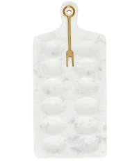 Mud Pie Marble Devil Egg Board Set