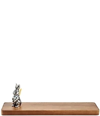 Mud Pie Metal Bunny Toothpick Board Set