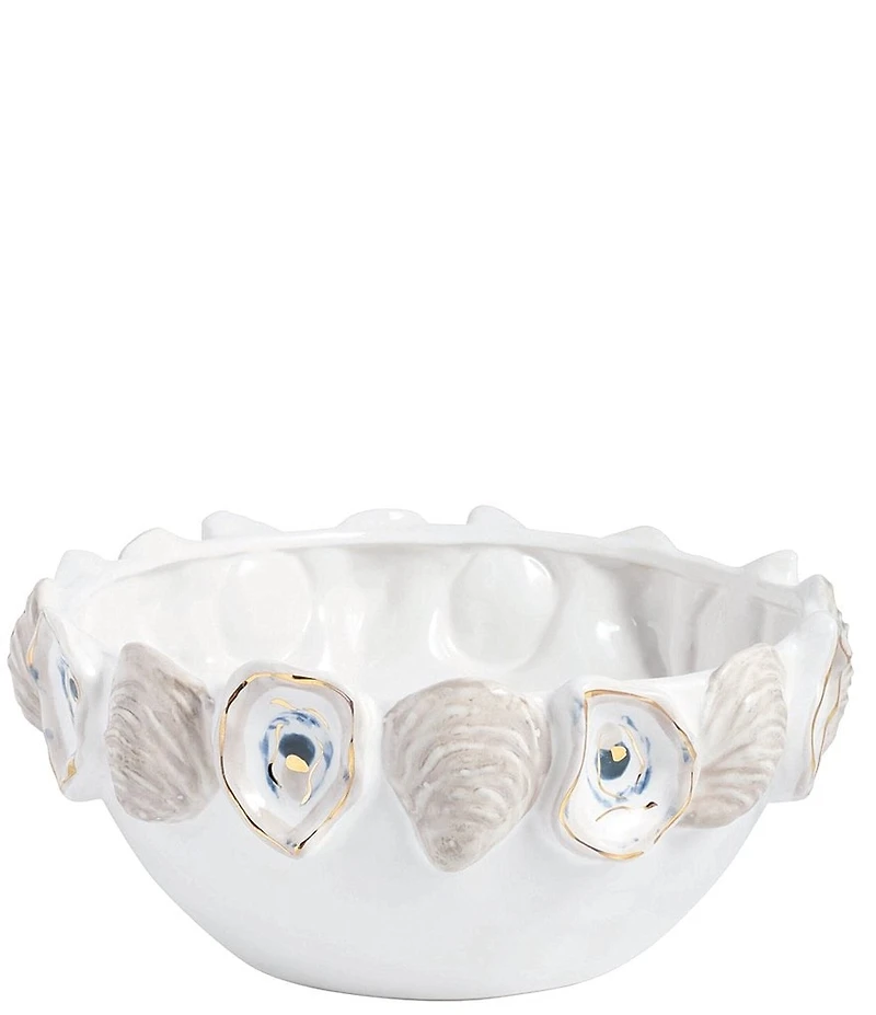 Mud Pie On The Half Shell Collection Ceramic Bowl