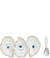 Mud Pie On The Half Shell Collection Triple Tidbit Set