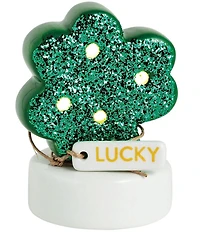 Mud Pie Shamrock LED Light-up Sitter