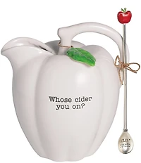 Mud Pie Thanksgiving Collection Apple Cider Pitcher Set
