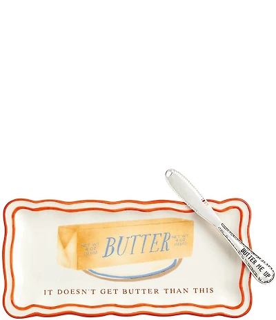 Mud Pie Thanksgiving Collection Butter Everything Dish Set