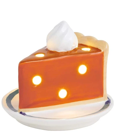 Mud Pie Thanksgiving Collection Pumpkin Pie Light-Up Sitter