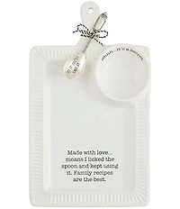 Mud Pie Thanksgiving Family Recipe Chip N Dip Set