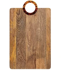 Mud Pie Tortoise Handle Mango Wood Serving Board