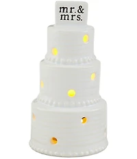Mud Pie Wedding Collection Cake Light-Up Sound Sitter