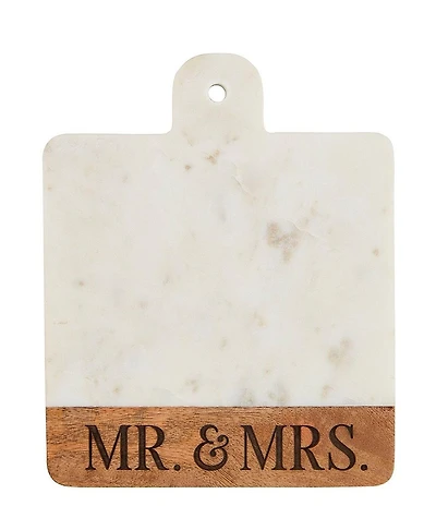 Mud Pie Wedding Mr & Mrs Marble Paddle Board