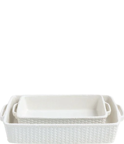 Mud Pie Woven Baker Set