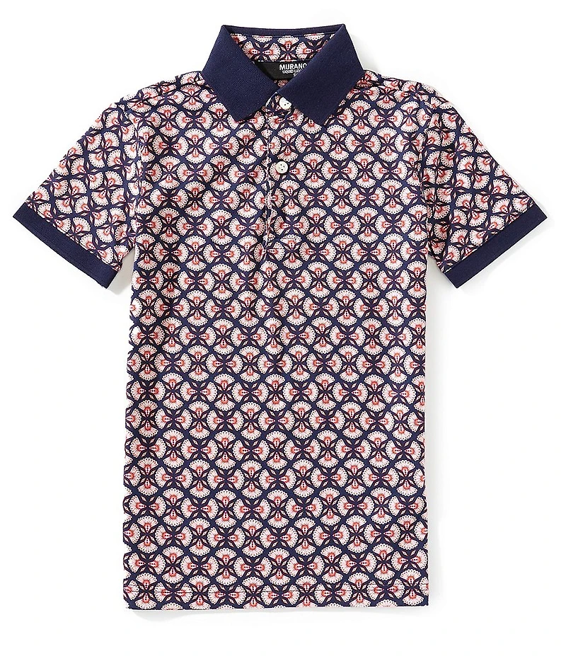 Murano Big Boys Fans Print Polo Shirt