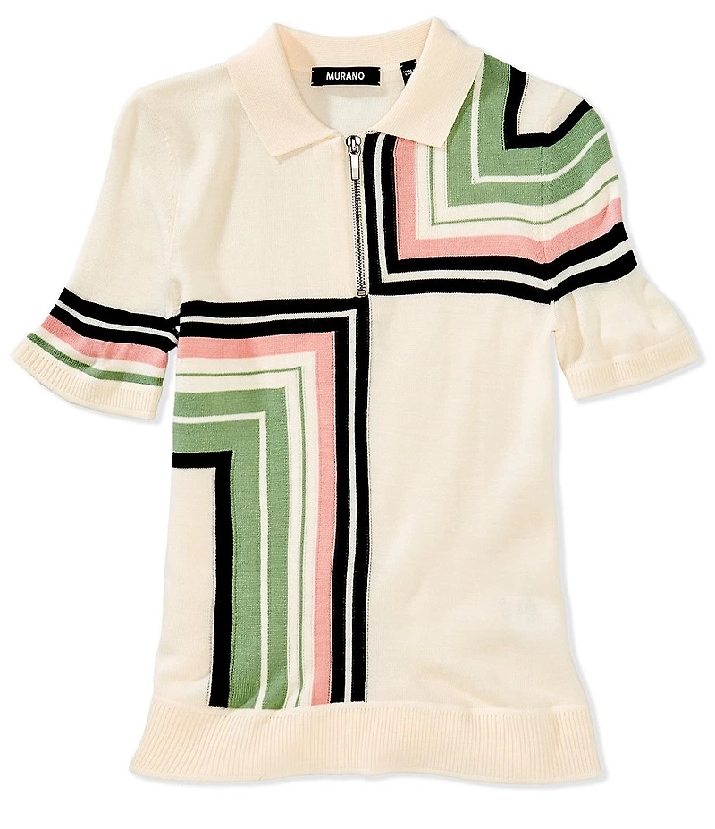 Murano Big Boys Quarter Zip Polo