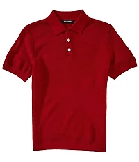 Murano Big Boys Short Sleeve Knit Polo Sweater