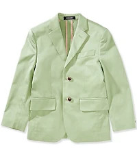 Murano Big Boys Slim Sateen Notch Lapel Blazer