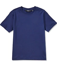 Murano Big Boys Liquid Luxury Interlock Crew Neck Short Sleeve T-Shirt