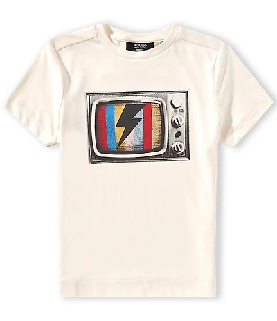 Murano Big Boys Short Sleeve Slim TV Screen T-Shirt