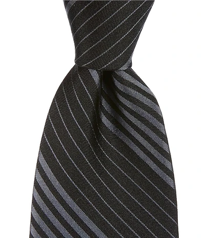 Murano Feller Multi Stripe 3 1/8#double; Traditional Silk Tie