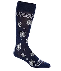 Murano Paisley Crew Dress Socks