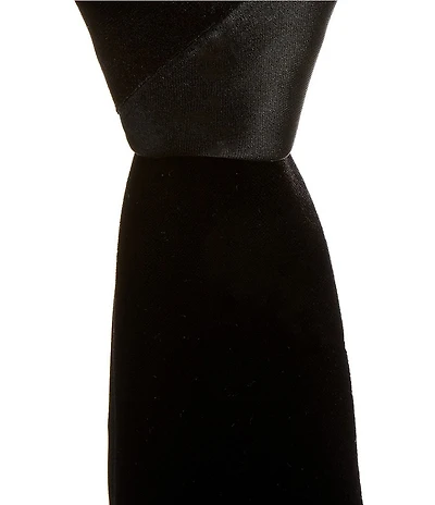 Murano Henry Solid Narrow 3#double; Velvet Tie