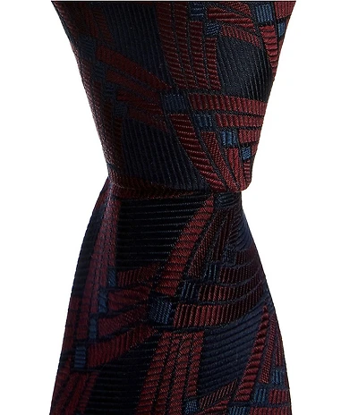 Murano Jack Cinema Abstract Narrow 3#double; Silk Tie
