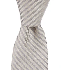 Murano Rise Washed Striped 2 3/4#double; Silk Tie