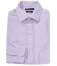 Murano Slim Fit Non-Iron Spread Collar Printed Dress Shirt