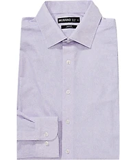 Murano Slim Fit Non-Iron Spread Collar Paisley Printed Dress Shirt