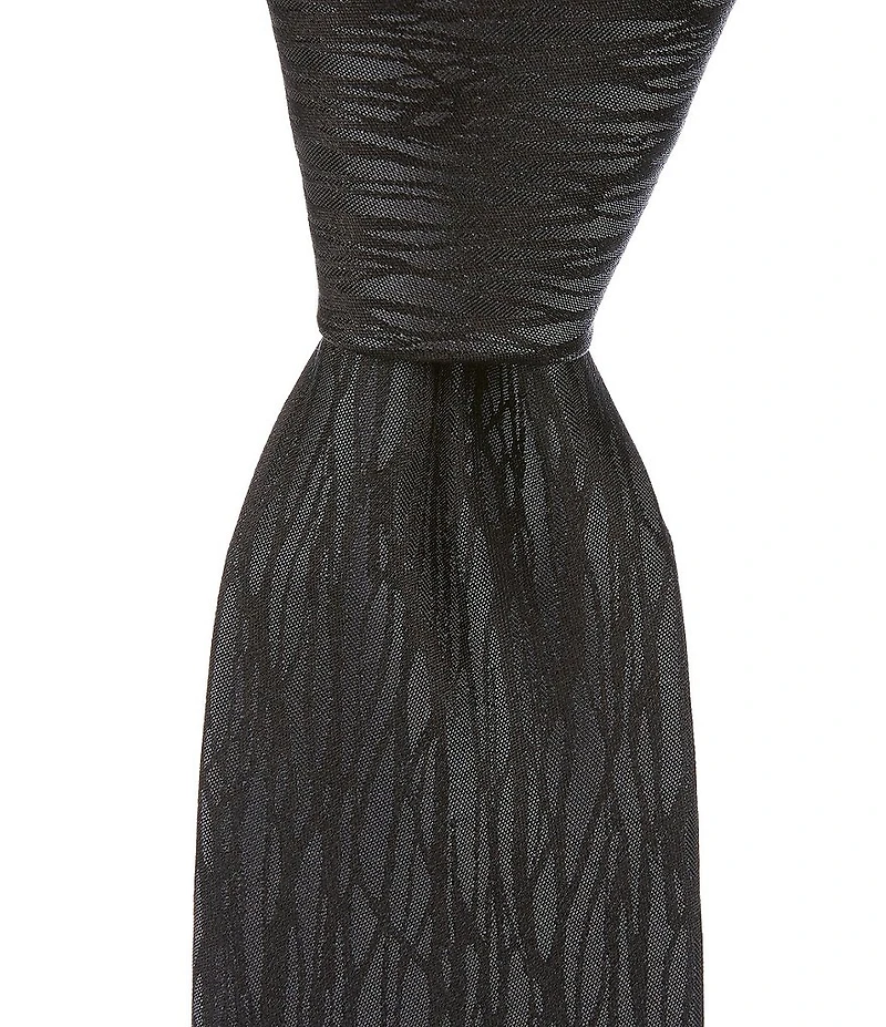 Murano Veined Nonsolid 2 3/4#double; Silk Tie