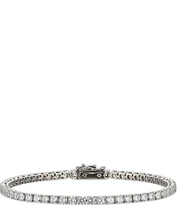 Nadri 3mm CZ Tennis Crystal Line Bracelet
