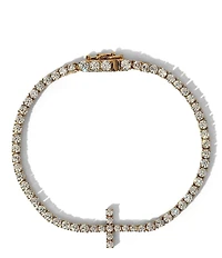 Nadri Astrid Cross Tennis Line Bracelet