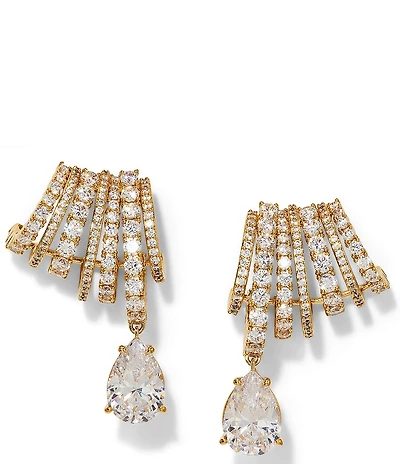 Nadri Bonne Annee Pear Drop Earrings