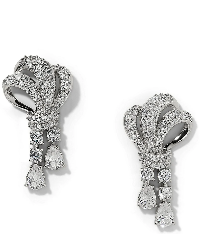 Nadri Eros Small Knot Drop Earrings